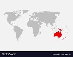 world map australia oceania info