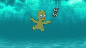 simpsons bart nirvana live wallpaper