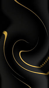 black amoled abstract gold hd phone