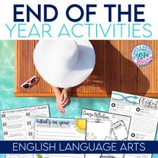 year activities for secondary ela