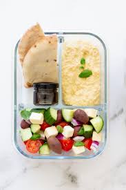 greek lunch box meal prep the