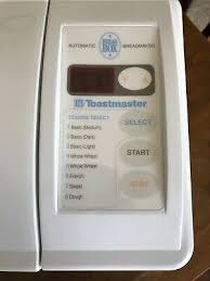 Toastmaster bread machine manual (model: Toastmaster Bread Box 1154 Automatic Bread Maker 45 00 Picclick