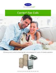 carrier fan coils carrier pdf