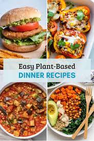 40 plant based dinner recipes meatless
