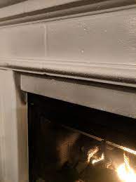 Discoloration On Gas Fireplace Mantle