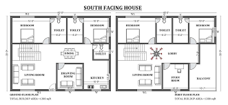 40 X30 South Facing House Plan As Per
