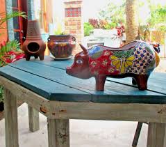 Talavera Pottery Pig Planter Mexican