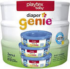 Diaper Genie Diaper Pail System Refills, 3 pack Playtex