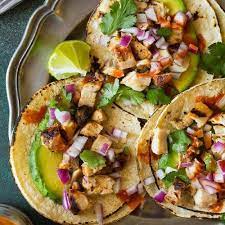 grilled en street tacos cooking