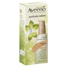 Aveeno Active Naturals Positively Radiant Tinted Moisturizer Medium Shop Moisturizers At H E B