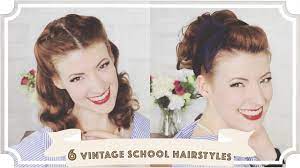 vine 1950s back to hairstyles