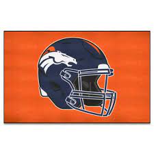 Fanmats Nfl Denver Broncos Helmet Rug