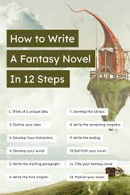 how to write a fantasy novel in 12
