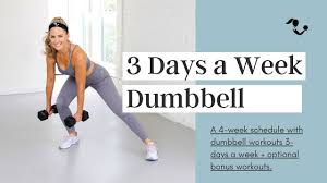 3 days a week dumbbell program you