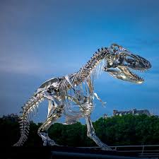 Large Metal Dinosaur Yard Art Park