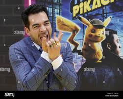 Omar Chaparro arrives on the red carpet at the Pokemon Detective Pikachu  U.S. Premiere in Times Square on May 02, 2019 in New York City. Photo by  John Angelillo/UPI Stock Photo - Alamy