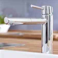 pull out kitchen faucet dual spray 1 5 gpm