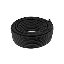 Steel Braided Rubber Hoses Black An12