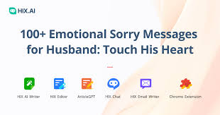 emotional sorry messages for husband