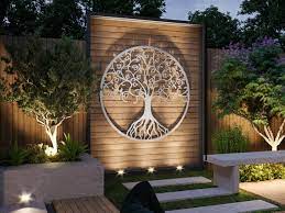 tree of life outdoor metal wall art
