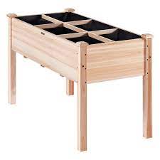 Raised Garden Bed Wooden Planter Box
