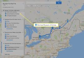 google my maps to send a custom route