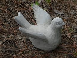 Dove Concrete Statue Concrete Bird