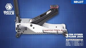 3 ton hybrid floor jack mhj3t matco tools