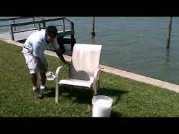 cleaning sling patio furniture from