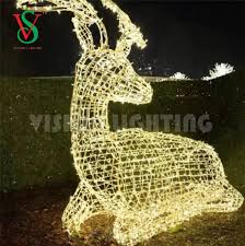 In this idea, the outdoor grouped close to the home's entry way the spheres are the shape to follow. China Large Led Reindeer 3d Christmas Decorations Lights Outdoor China Garden Decoration And Decorative Lights Price
