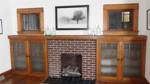 Brick Fireplace Makeover Without