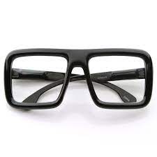 Thick Square Frame Clear Lens Glasses