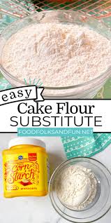 cake flour subsute recipe food