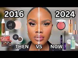 2016 vs 2024 makeup tutorial