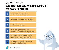 argumentative essay topics for students