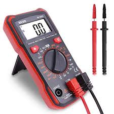A multimeter is an instrument used to check for ac or dc voltages, resistance and continuity of electrical components, and small amounts of current in circuits. Multimeter Beva Digital Continuity Tester Voltmeter Tester Voltage Toptest Vergleiche Com Compare The Test Winners Test Compare Offers Bestsellers Buy Product 2021 At Low Prices