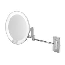 magnifying mirror with and without led