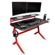 The red desk is metro dc dsa's internal support system. Techni Sport 26 In Rectangular Black Red Computer Desk With Adjustable Shelves Rta Ts201 Red The Home Depot