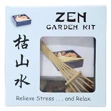 Zen Garden Ceramic Square In Gift Box