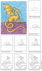 10+ cool dragon drawings for inspiration september 29, 2013 by idea stand leave a comment a dragon is a legendary creature, typically with serpentine or reptilian traits, that features in the myths of many cultures. 1001 Ideas For Easy Drawings For Kids To Develop Their Creativity