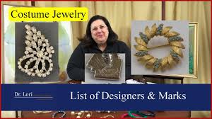 list of costume jewelry designers and