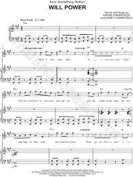 Tranposable music notes for vocal pro + piano/guitar sheet music by : Will Power From Something Rotten Sheet Music In F Minor Transposable Download Print Sku Mn0157225