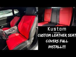 Dodge Charger Custom Leather Seat Cover