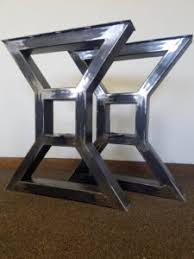 x beam metal table bench desk legs