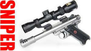ruger mk4 sniper pistol you