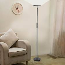 Brightech Sky Led Tall Standing Modern Pole Lamp Torchiere Super Bright Floor For Sale Online Ebay