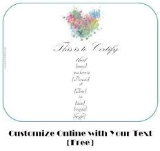 Spend as little or as much time as you want making. Free Customizable Birth Certificate Template Many Designs