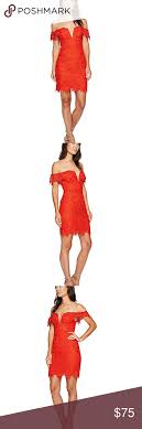 Astr The Label Daniela Dress Worn Once Color Hot Red Sku
