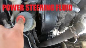 how to fill the power steering fluid on