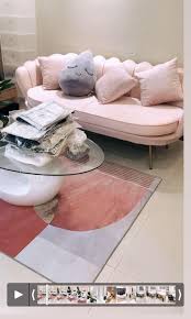 Pink Sofa 3 Seater Luxe Comfortable